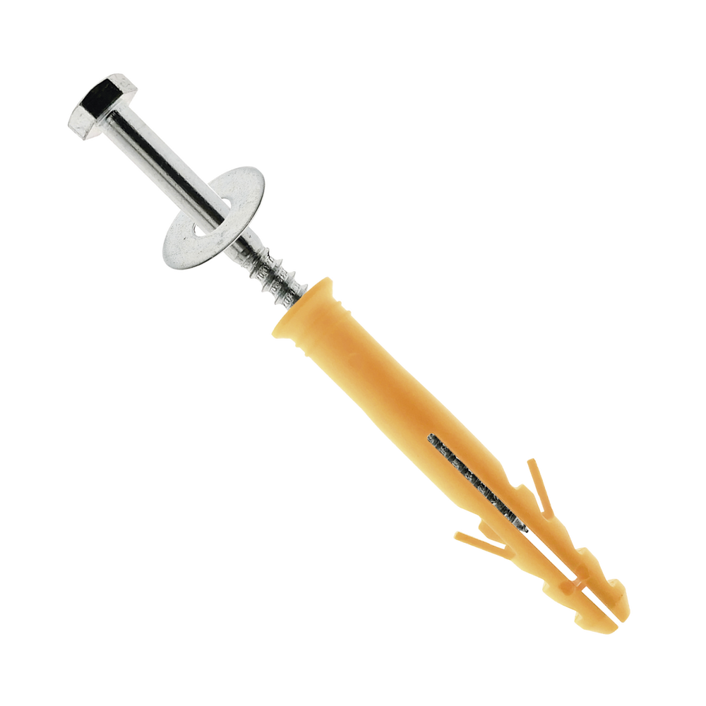 Tornillo P / Tope Estacionamiento / Reductor D / Velocidad / 12 Cm / Con Arandela / Taquete D / Plastico.