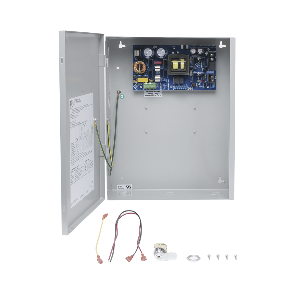 24 Vcc @ 10 A / Fuente de alimentaciÃ³n / 1 salida / capacidad de respaldo / requiere baterÃ­as.