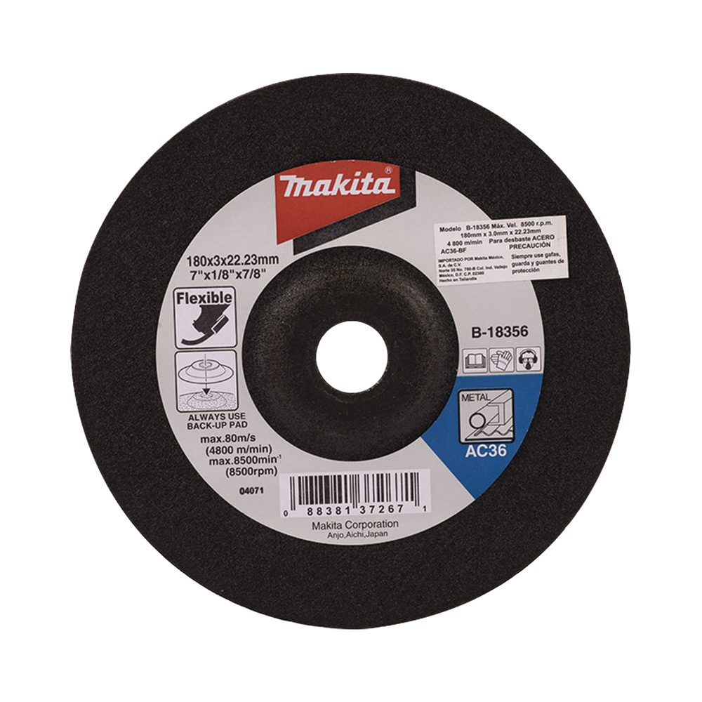 Disco de desbaste de 4 1/2"