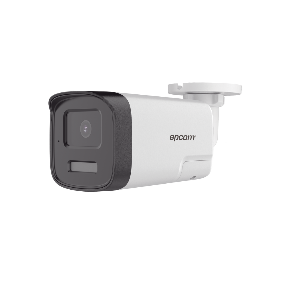 [Audio Bidireccional + Dual Light + ColorVu] Bala TURBOHD 4K (8 Megapixel) / Lente 2.8 mm / 40 mts IR EXIR + 40 mts Luz Blanca / MicrÃ³fono y Bocina Integrado / Exterior IP67 / Metal / dWDR