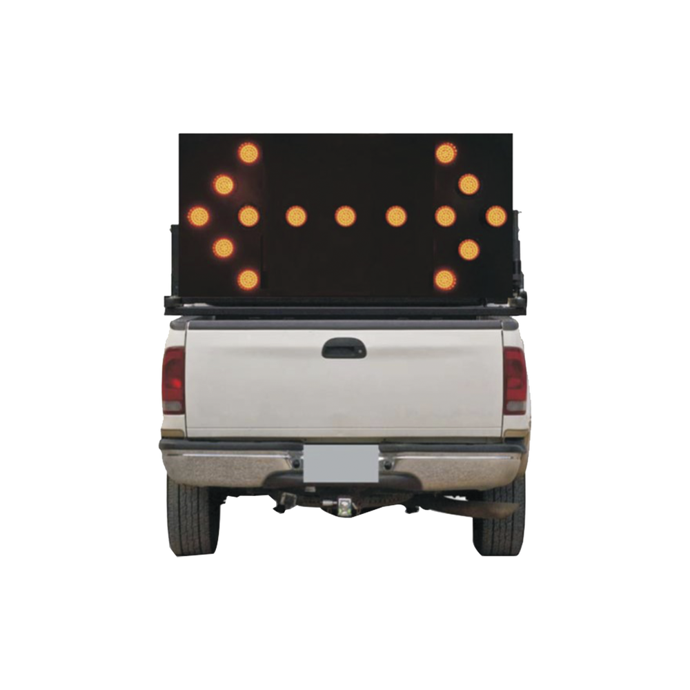 Tablero de señalización doble para montaje en pick up