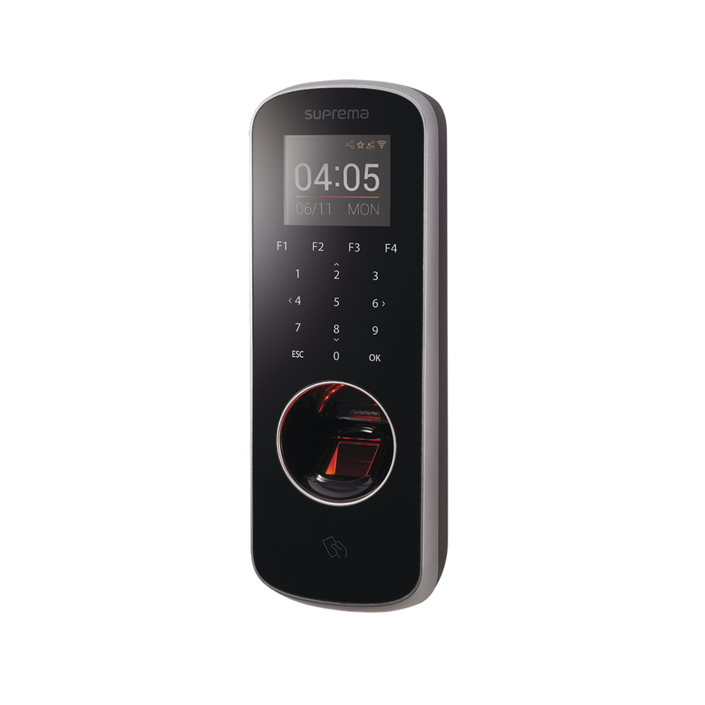 BioStation L2 Lector de Huella Delgado / Teclado Touch / Pantalla LCD 2" / Detección de Dedo Vivo / Lector 125kHz EM