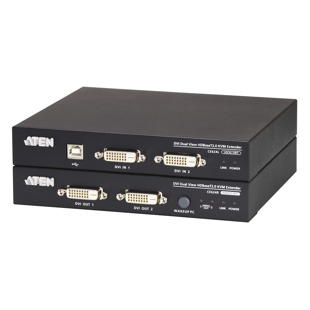 Extensor KVM | HDBaseTâ„¢ | 2.0 DVI dual display USB |  1920 x 1200 a 100m