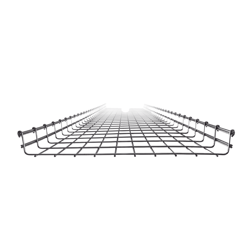 Charola Tipo Malla 54/500 mm, Acabado Electro Zinc, Hasta 430 Cables Cat6, Tramo de 3 Metros
