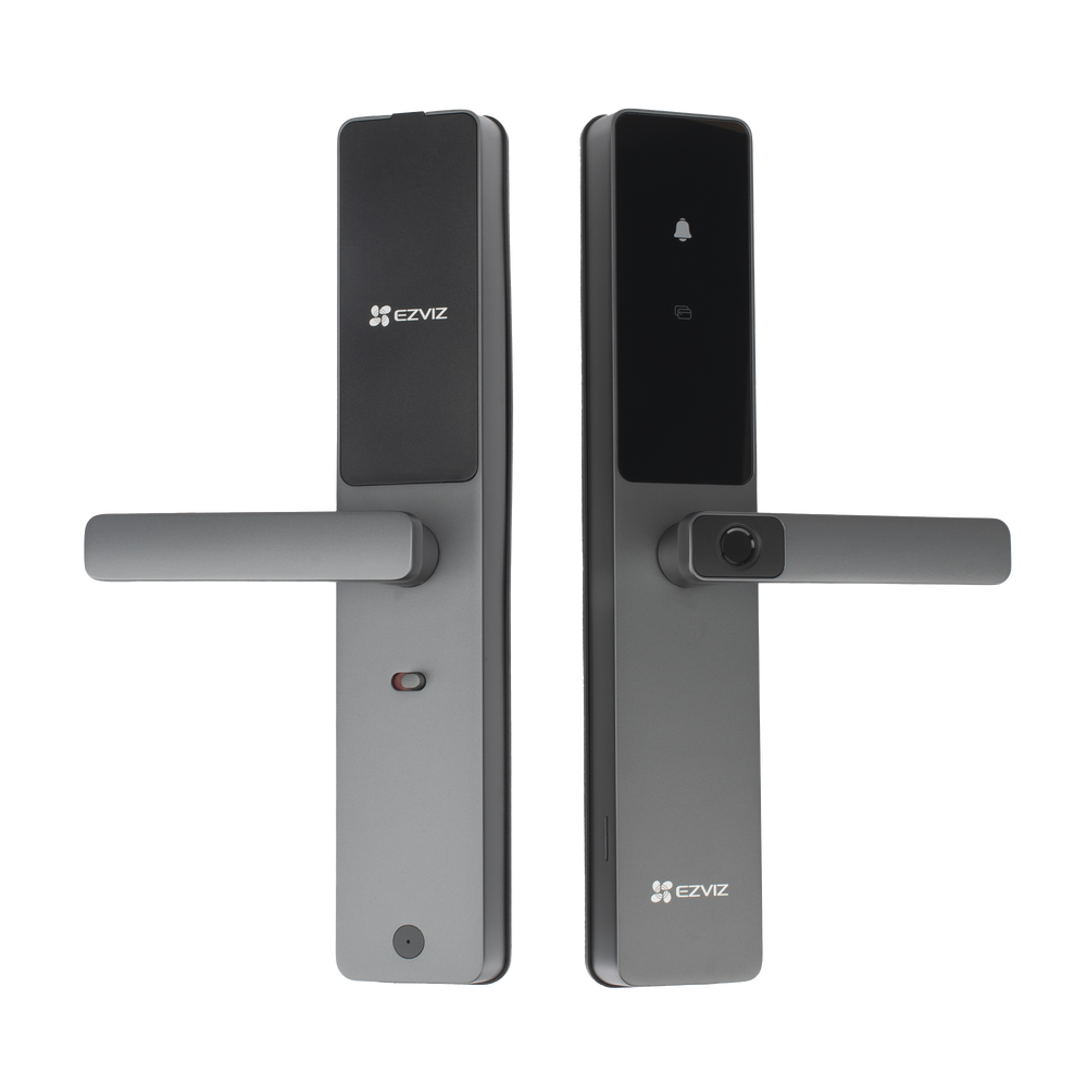 Cerradura Inteligente / Cerrojo Tipo Americano / Wi-Fi / Bluetooth  /  Códigos Temporales Para Visitantes / Lectura de Huella / Lectura de Tag / Contraseña /  Botón para Timbrar / Apertura remota /  No Requiere Hub