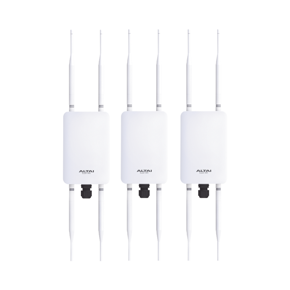 Kit 3 Puntos de Acceso CX-200, Wave2, Dual Band, Antenas Omnidireccionales 5 dBi