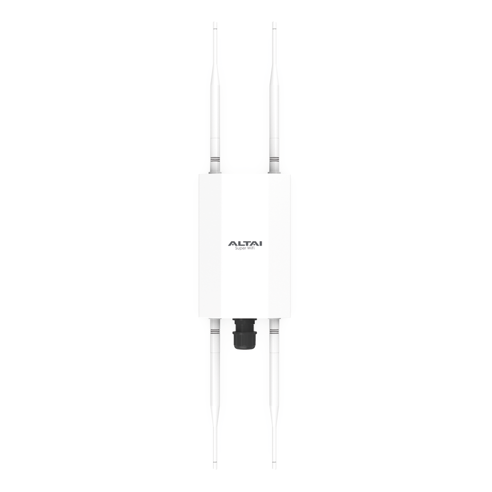 Punto de Acceso Súper WiFi 6 y PTMP para Exterior, Hasta 250 m de Cobertura, Doble Banda Simultanea, 574 Mbps en 2.4 GHz y 1.2 Gbps en 5GHz, 256 Usuarios Concurrentes  por Banda,  Administración en Nube Gratis con INSIGHTS
