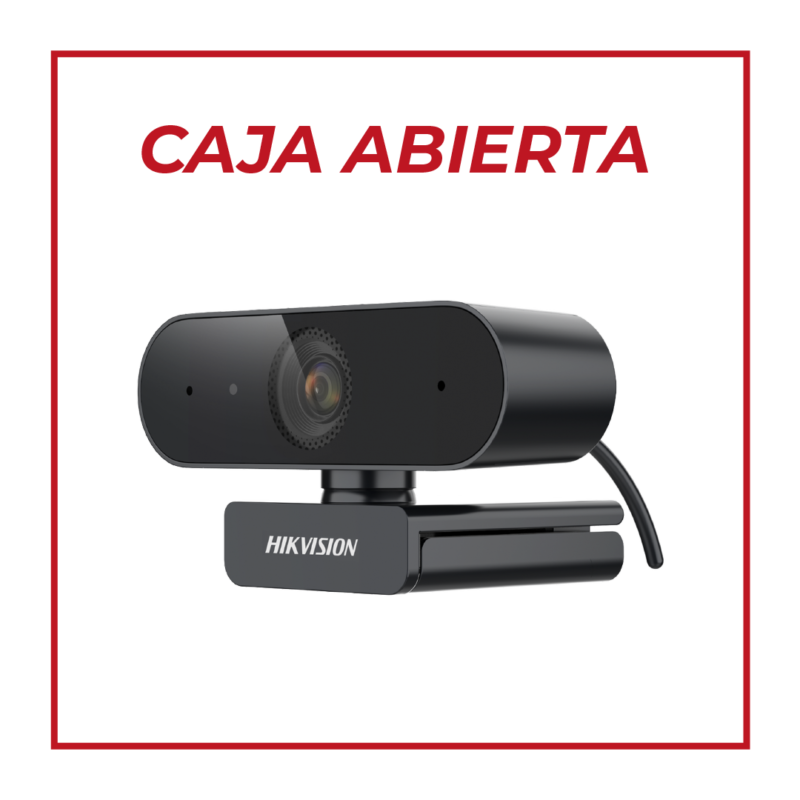 Cámara Web ALTA DENIFICIÓN (1080p) con Autoenfoque / Giro 360° / Gran Angular / Micrófono Integrado / Conector USB / Fácil de Instalar / Reducción de Ruido Inteligente (Caja Abierta)