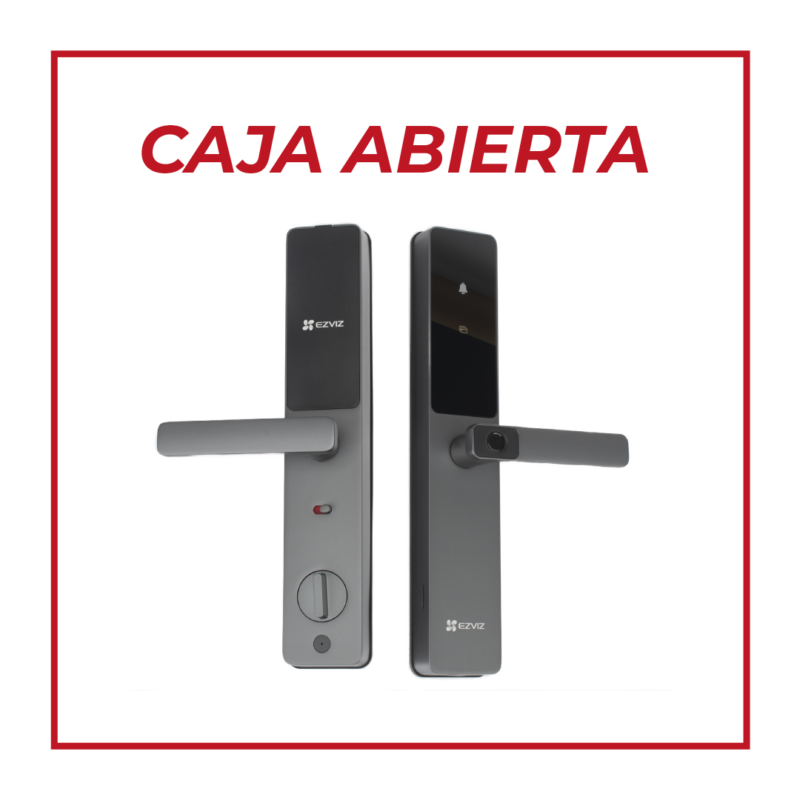 Cerradura Inteligente / Wi-Fi / Bluetooth / Códigos Temporales Para Visitantes / Lectura de Huella / Lectura de Tag / Contraseña / Botón para Timbrar / Apertura Remota / Alarma Anti-intrusión / No Requiere HUB (Caja Abierta)