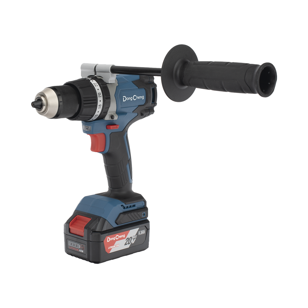 Rotomartillo / Taladro Inalámbrico sin carbones de 20V, incluye 2 Baterías de 4.0Ah, Cargador y Maletín.