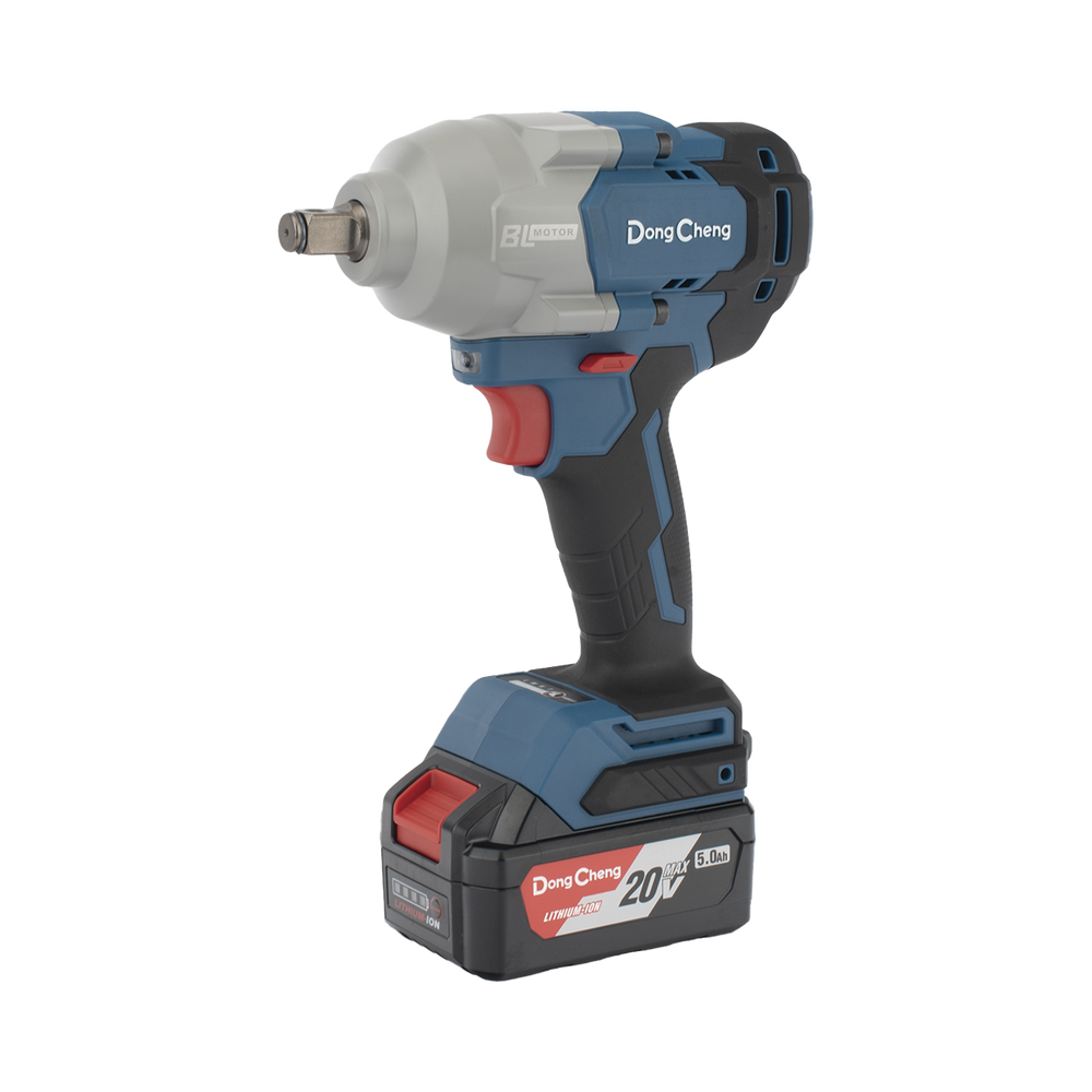 Llave de Impacto Inalámbrica de 20 V, incluye 2 Baterías de 5.0 AH, Cargador y Estuche plástico.