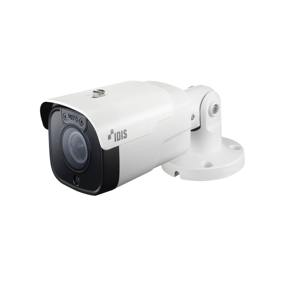 Cámara Bala IP de 5 Megapíxeles | Calefactor Interconstruido | Entrada y Salida de Alarma | IK10 | Exterior IP67 | IR 30 m | Lente Motorizado 3 mm - 13.5mm | ICR Dia y Noche | MicroSD Hasta 512GB | WDR Real 120dB | Cumple con NDAA