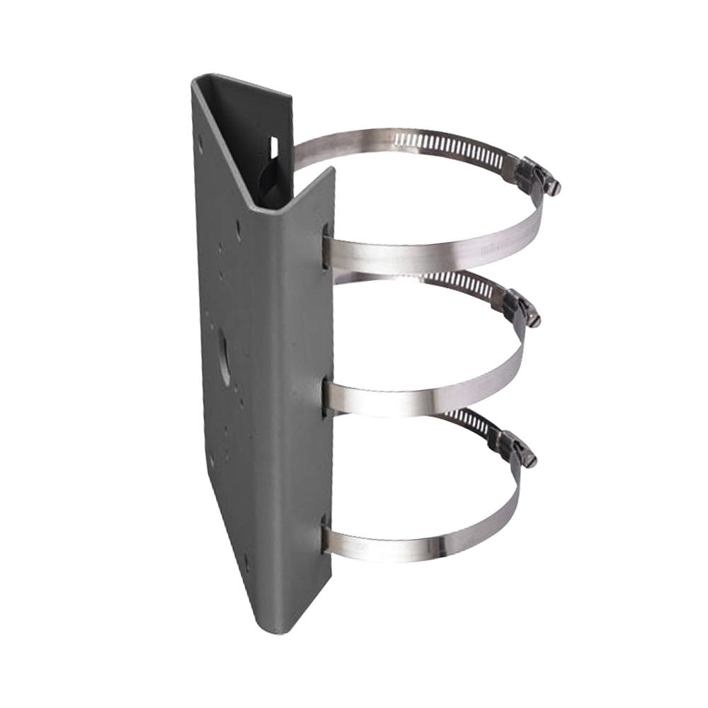 Montaje para Poste Vertical / Diametro de 400 a 600 mm / Acero Galvanizado (SUS304) / Color Plateado