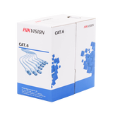 Bobina de Cable de 305 m (1000 ft) Cat 6 / 100% Cobre / Color Azul / Uso en Interior / PVC