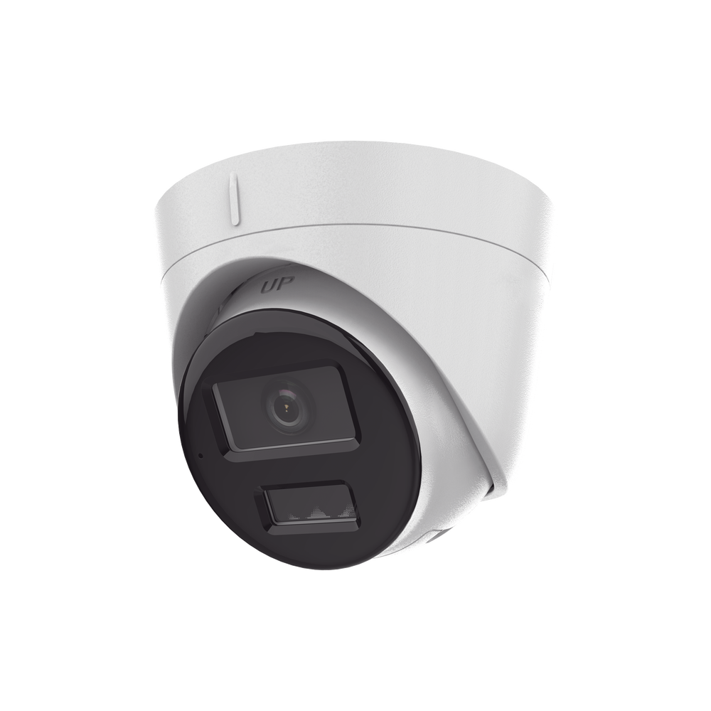 [SIN MARCA O LOGO][Dual Light] Turret IP 4 Megapixel / Lente 2.8 mm / 30 mts IR + 30 mts Luz Blanca / MicrÃ³fono Integrado / ACUSENSE Lite / Exterior IP67 / H.265 / PoE / ONVIF / Micro SD
