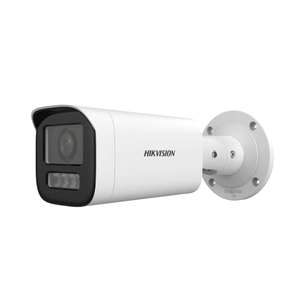 Bala IP 4 MegapÃ­xel / Lente Motorizado 2.8 a 12 mm / Dual Light (50 mts IR + 50 mts Luz Blanca) / ACUSENSE Lite / Microfono Integrado / Exterior IP67 / WDR 120 dB / PoE  / Micro SD / Alarmas I/O
