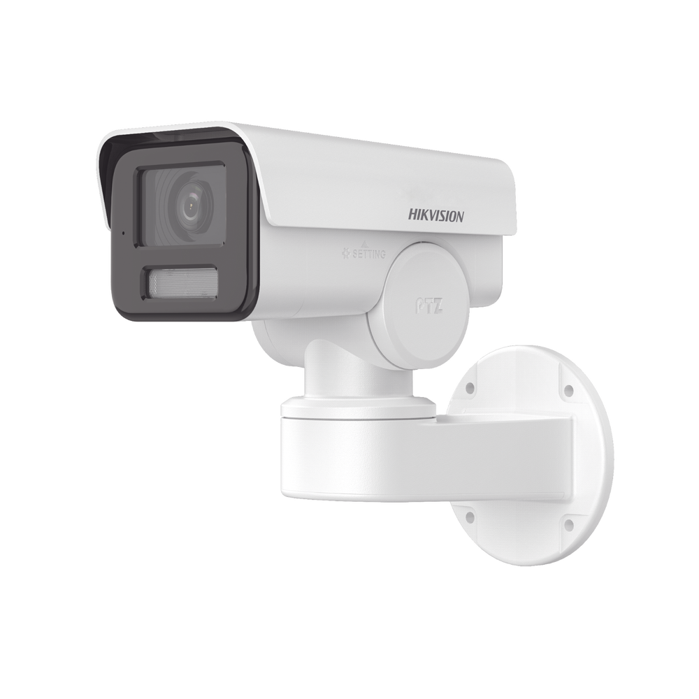 Bala IP PTZ 4 Megapixel / Lente Mot. 2.8 a 12 mm  / Luz IR 50 mts / WDR 120 dB  / PoE / IP66 / Microfono Integrado / Micro SD / Ultra Baja Iluminación