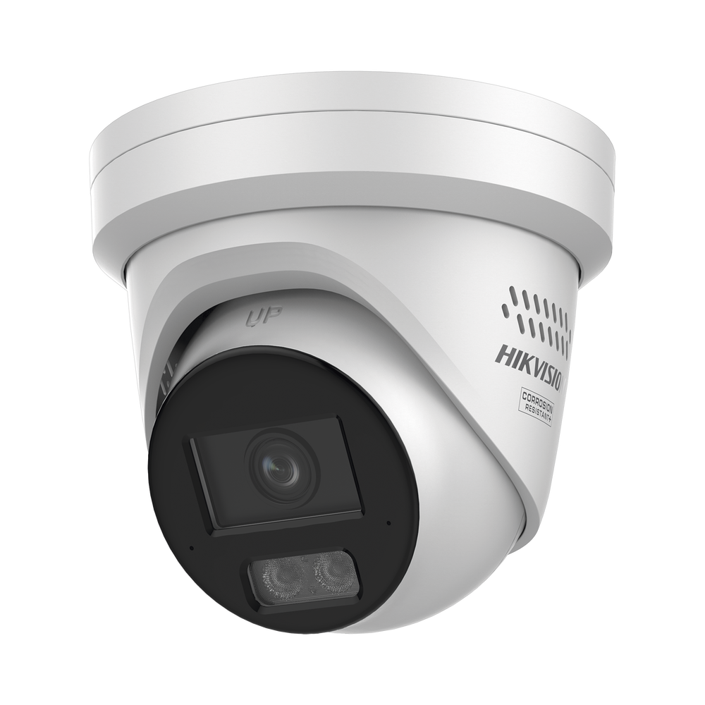 [Dual Light + ColorVu 3.0 + HikAI] Turret IP 6 Megapixel / Lente 2.8 mm / 30 mts IR + Luz Blanca / 2 Microfonos Integrados / Exterior IP67 / WDR 130 dB / ACUSENSE 3.0 / Metal / NEMA 4X / ACUSEARCH