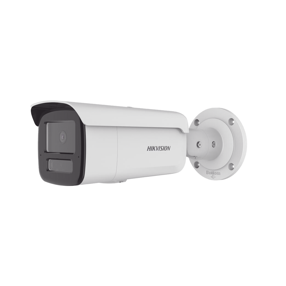 [Dual Light + 2 Micrófonos Integrados] Bala IP 4 Megapixel / Lente 2.8 mm / 80 mts IR + 80 mts Luz Blanca / ACUSENSE / Exterior IP67 / IK10 / WDR 120 dB / PoE / Micro SD  / ACUSEARCH