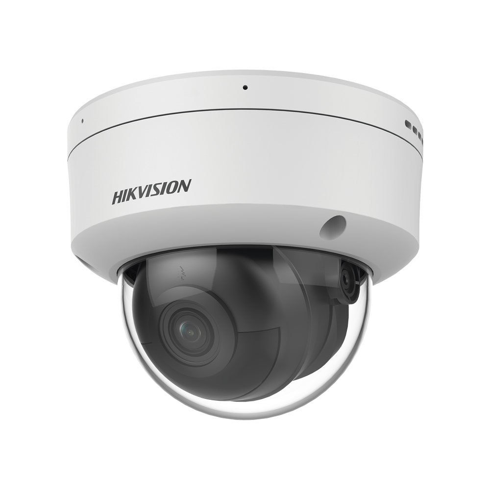 Domo IP 6 Megapixel / Lente 2.8 mm / 40 mts IR / Exterior IP67 / IK10 / Microfono Integrado / DARKFIGHTER / Audio y Alarma I/O / PoE / ONVIF / Micro SD / 4 Analíticos: AcuSense, Deteccion Facial, Conteo de Personas por Cruce y Zona