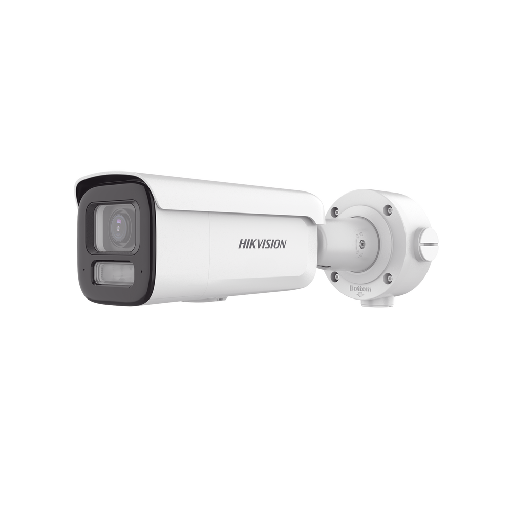 Bala IP 4 Megapixel / Imagen a Color 24/7 / Lente 2.7 - 13.5 mm / Luz Blanca 60 mts / WDR 130 dB / Exterior IP67 / IK10 / Captura Facial / Videoanaliticos / AcuSense