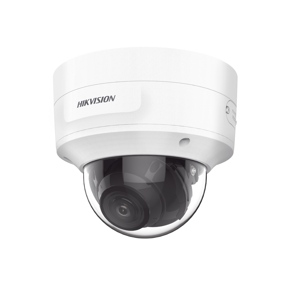 Domo IP 8 Megapixel (4K) / Lente Mot. 2.7 a 13.5 mm / 40 mts IR EXIR / Exterior IP66 / IK10 / DARKFIGHTER / Audio y Alarma I/O / PoE+ / ONVIF / Micro SD / 4 Analíticos: AcuSense, Deteccion Facial, Conteo de Personas por Cruce y Zona