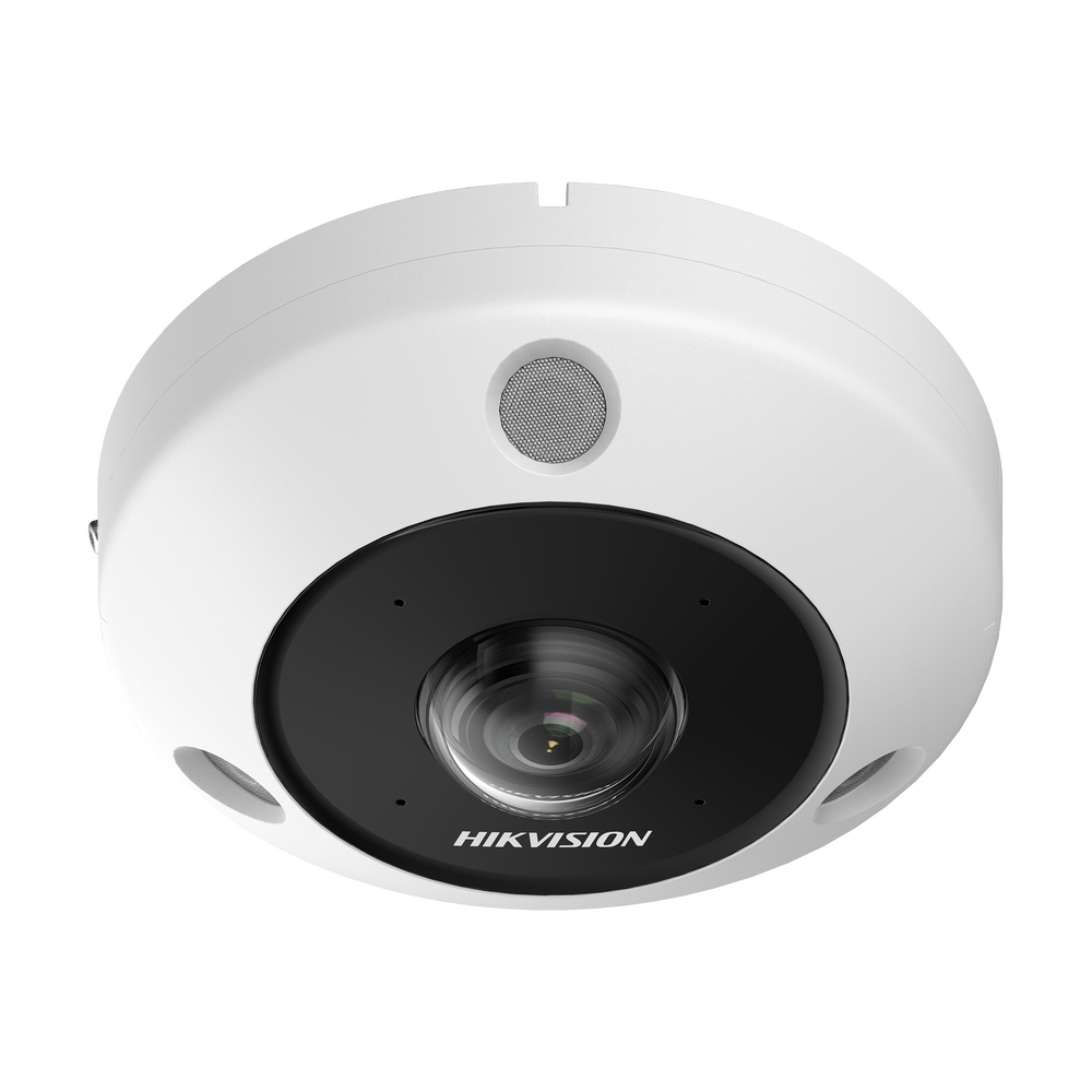 Fisheye IP 12 Megapixel / 180Â° - 360Â° / Dewarping / Lente Inmervision / Heat Map / HEOP 2.0 / Conteo de Personas / IP67 / IK10 / 15 mts IR / Entrada y Salida de Audio y Alarma / MÃºltiples Vistas / MicrÃ³fono Integrado