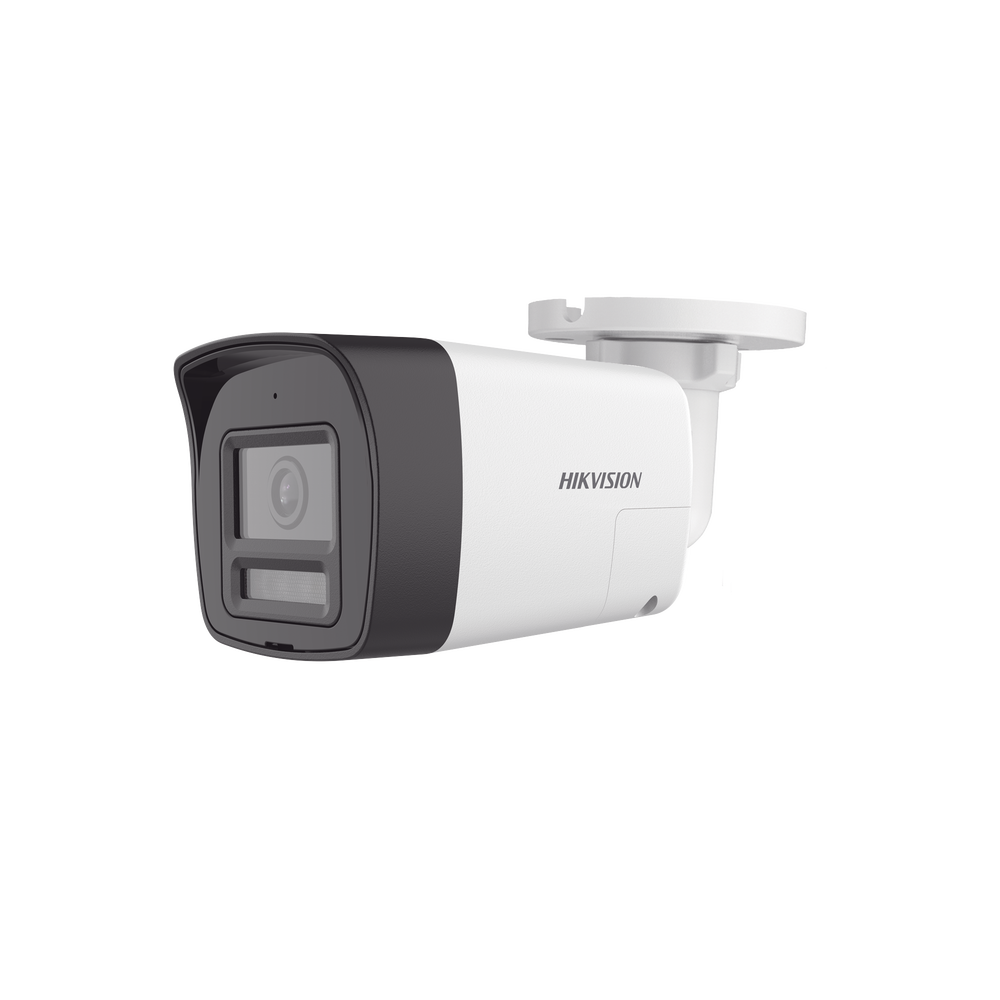 [Audio Bidireccional + Dual Light + ColorVu] Bala TURBOHD 4K (8 Megapixel) / Lente 2.8 mm / 30 mts IR EXIR + 20 mts Luz Blanca / MicrÃ³fono y Bocina Integrado / Exterior IP67 / Metal / dWDR