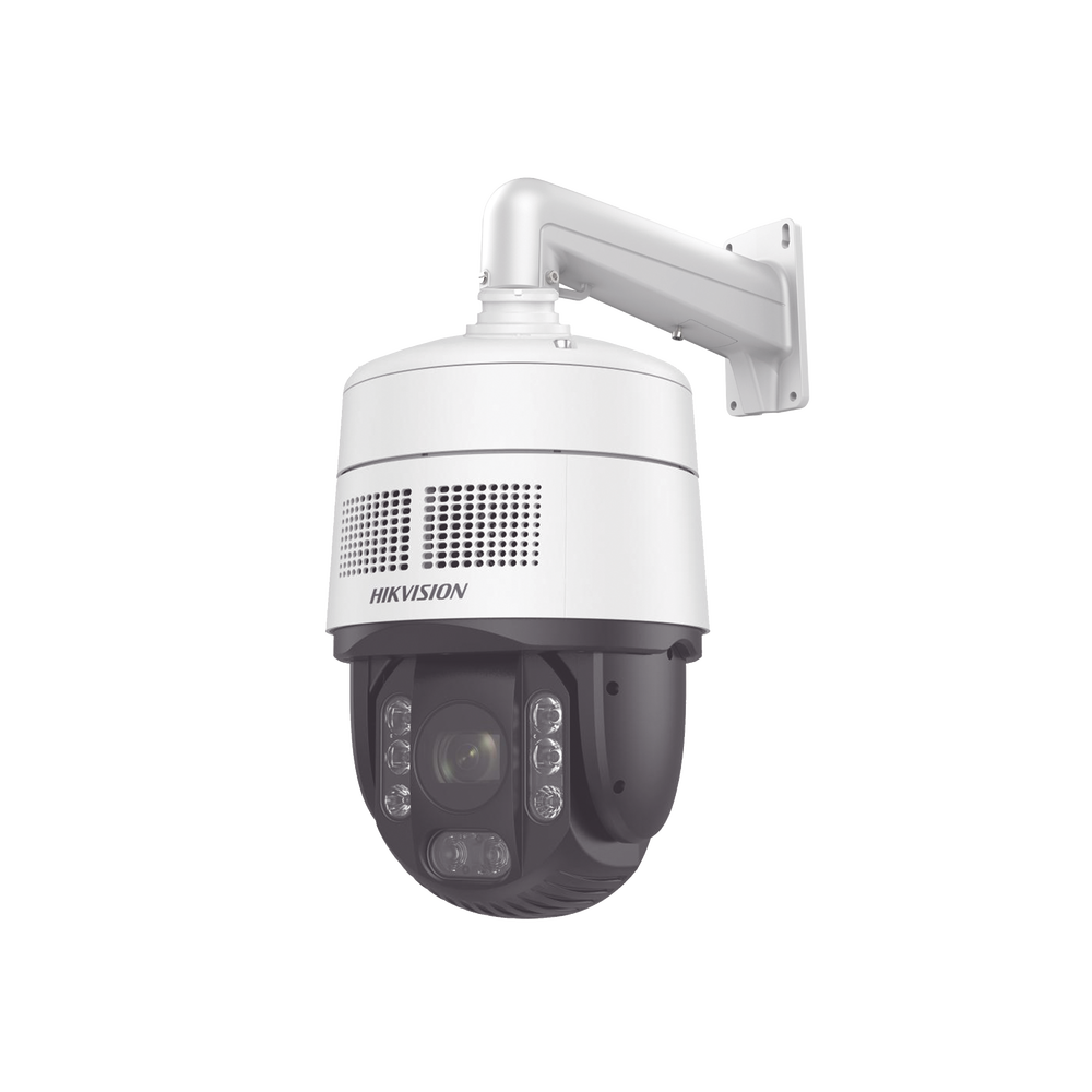 [ PROTECCIÃ“N ACTIVA ] Domo PTZ IP 4 Megapixel / 32X Zoom / 200 mts IR / Potente Alerta Audible y Luz EstroboscÃ³pica hasta 100 Metros / ACUSENSE / IP67 / IK10 /  / Autoseguimiento 2.0 / Hi-PoE / DARKFIGHTER / Rapid Focus / Micro SD