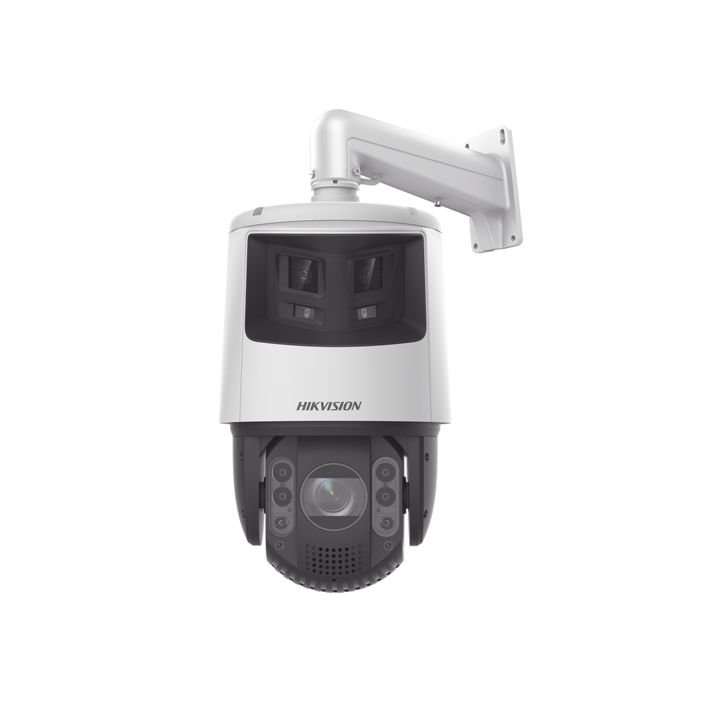 [TandemVu] PTZ IP 4 Megapixel con CÃ¡mara Panoramica 6 Megapixel / 25X Zoom / 200 mts IR / 30 mts Luz Blanca / ACUSENSE / IP66 / Alerta Audible y Luz Estroboscopica / Autoseguimiento / Hi-PoE / Alarmas I/O / Ultra Baja IluminaciÃ³n / Micro SD