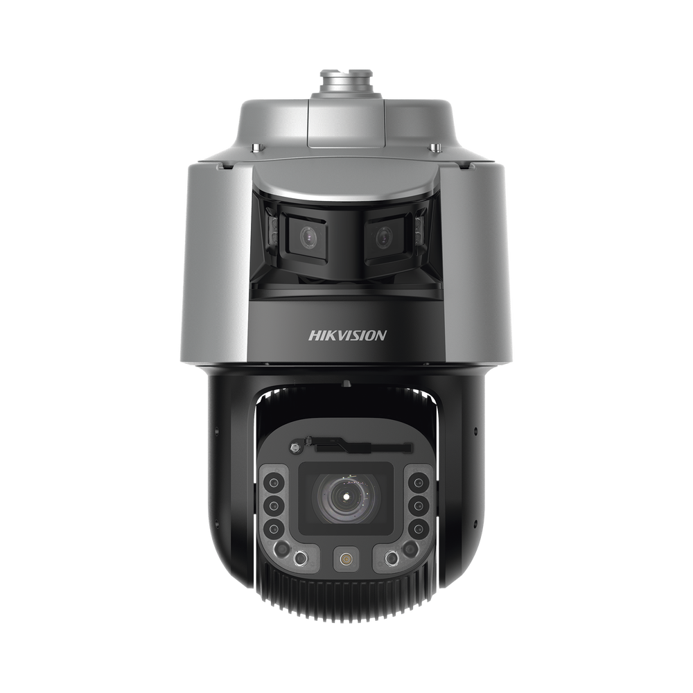 [TandemVu] Domo PTZ IP 4 Megapixel con Cámara Panoramica 180º de 6 Megapixel / 25X Zoom / 300 mts IR y 30 mts Luz Blanca / IP67 / IK10  / Autoseguimiento / Wiper / Deep learning / Entrada-Salida de Audio y Alarma / Ultra Baja Iluminació