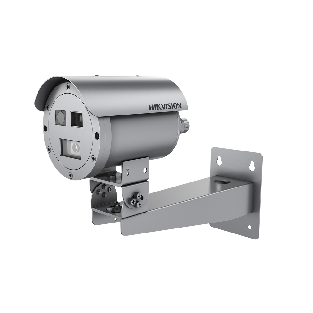 Bala IP Térmica Dual / Termico 7 mm (256 X 192) + Óptico 4 mm (4 MP) / Termométrica / Detección de Temperatura / IP68 / 30 mts IR / Antiexplosión / Anticorrosión