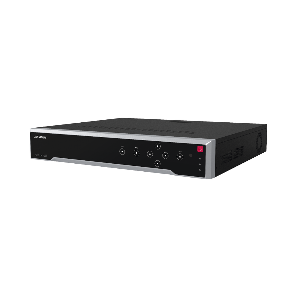 [Doble Poder de Decodificación] NVR 32 Megapixel (8K) / 16 Canales IP / 16 Puertos PoE+ / AcuSense / ANPR / Conteo de Personas / Heat Map / 4 Bahías de Disco Duro  / HDMI en 8K / Soporta POS / Alarmas I/O / Smart  Search