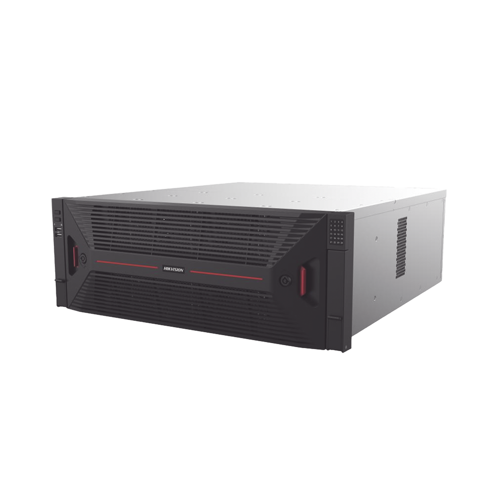 NVR 32 Megapixel (8K) / 128 canales IP / 24 Bahías de Disco Duro / 4 Puertos de Red / Soporta RAID con Hot Swap / Fuente Redundante / NVR de Alto Desempeño
