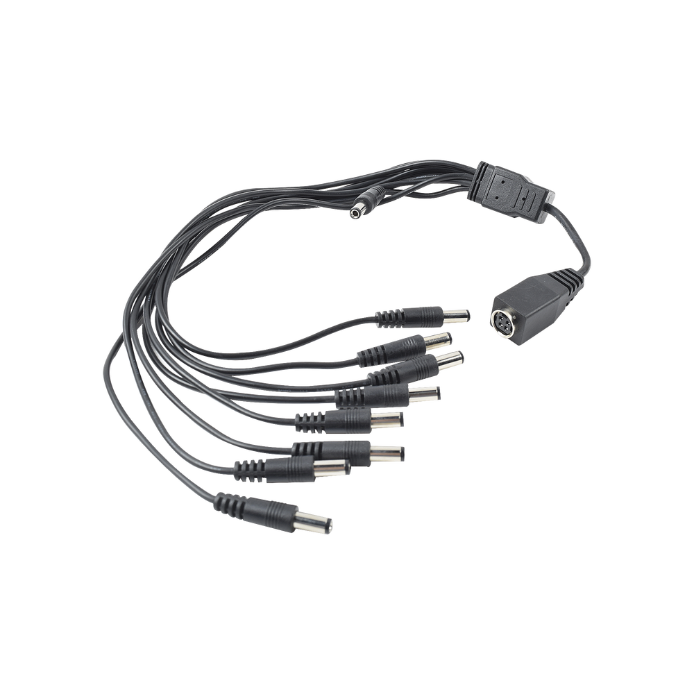 Cable con 9 Vías para Alimentar 8 Cámaras TURBOHD y DVR TURBOHD epcom / HIKVISION