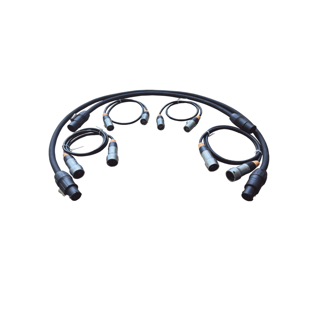 Kit de Cables de Interconexión para Paneles LED de Exterior / Datos y Corriente / Compatible con Familia CD-1AAB y CD-2APA