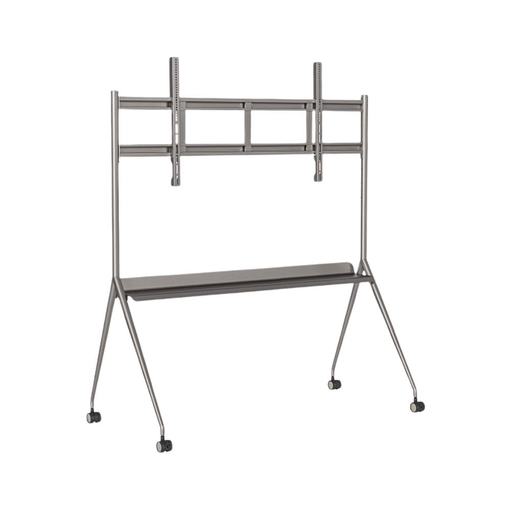 Montaje de Piso Móvil para Pantallas de 75 y 86" / Compatible con VESA / Incluye Soporte para Pantalla