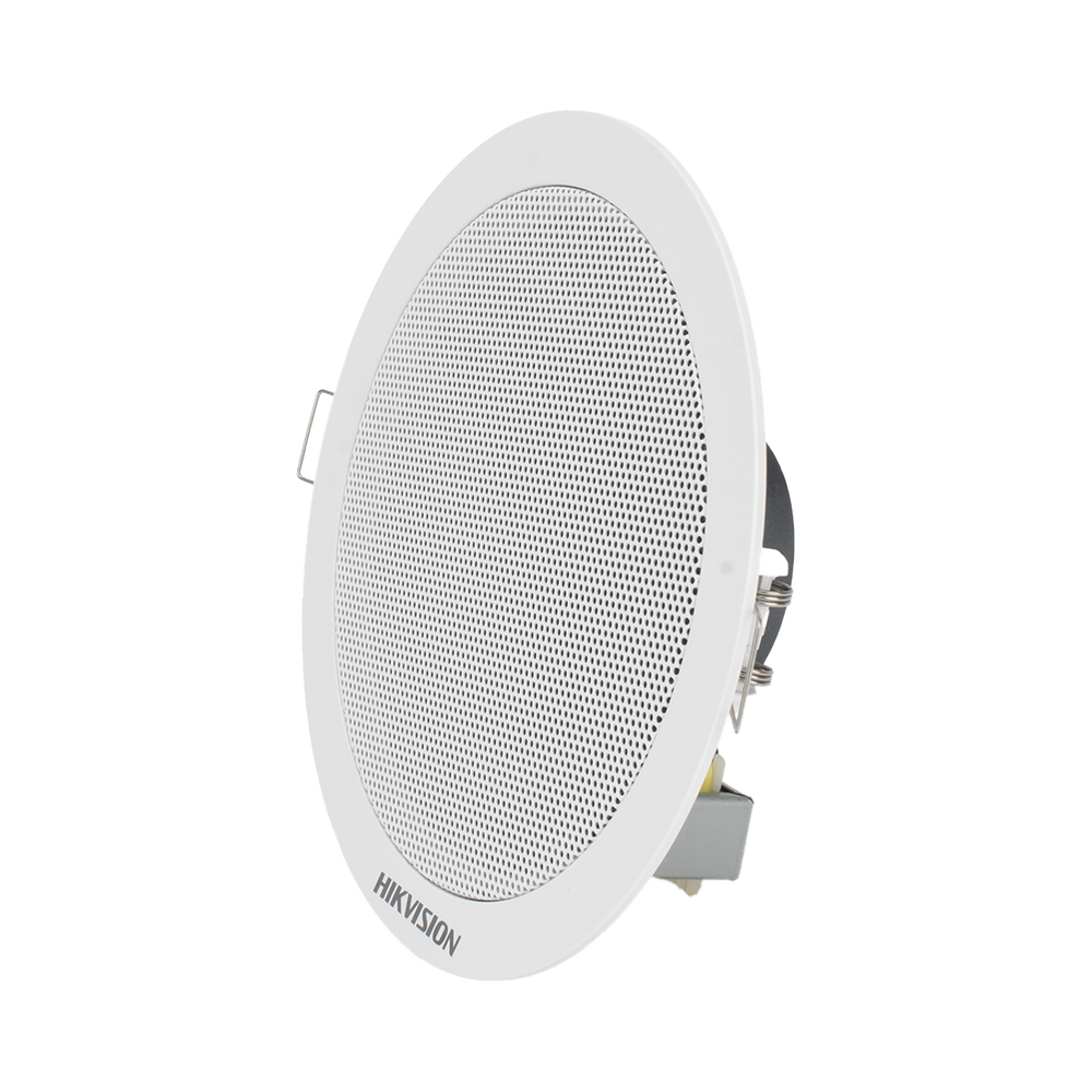 Altavoz Montaje en Plafón | 6 Watts | 100 V | Rejilla de Metal | Color Blanco | Uso Interior