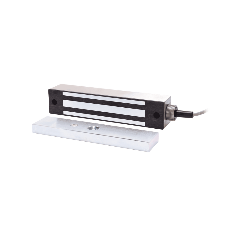 Chapa Magnetica 600 Lbs Para Uso en Exterior / IP65 / Con Cordón Armado