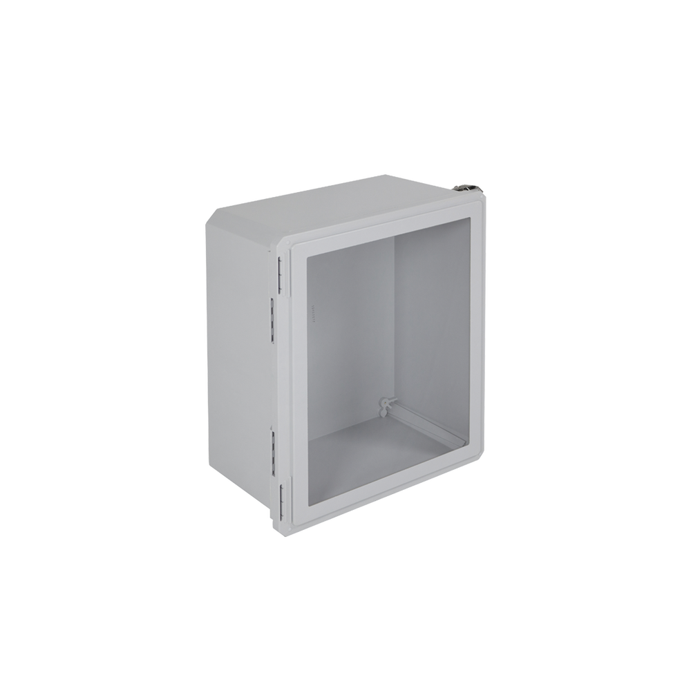 Gabinete de Fibra de Vidrio, IP66 para Uso en Interior o Exterior y Puerta Transparente Removible