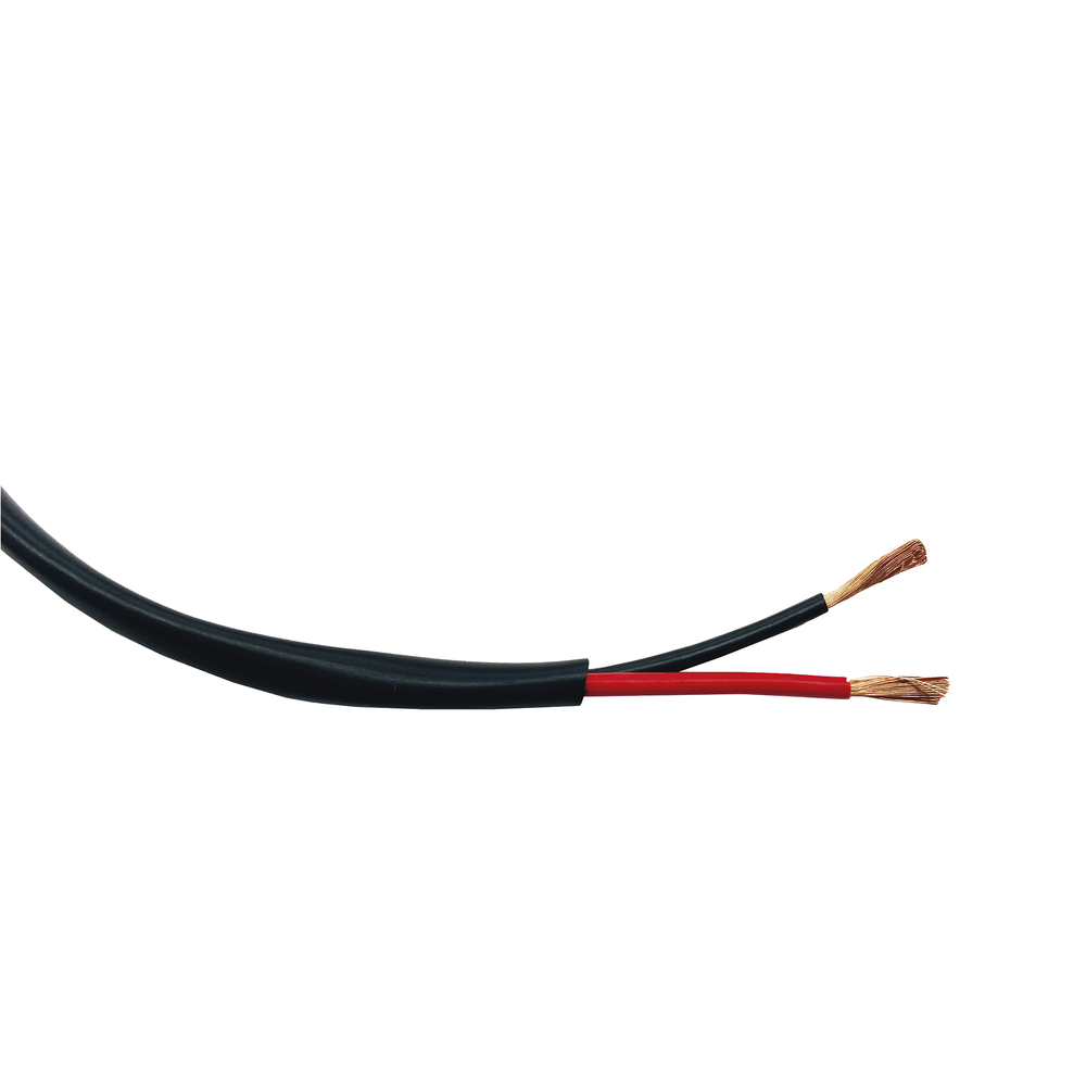 Bobina de 152 Metros (500 Pies) / 12AWG 2 Conductores / Cable Profesional de ALTA FIDELIDAD 100% Cobre / Exterior / Direct Burial / Color Negro / Para Aplicaciones de Audio, Control de Acceso y Automatización