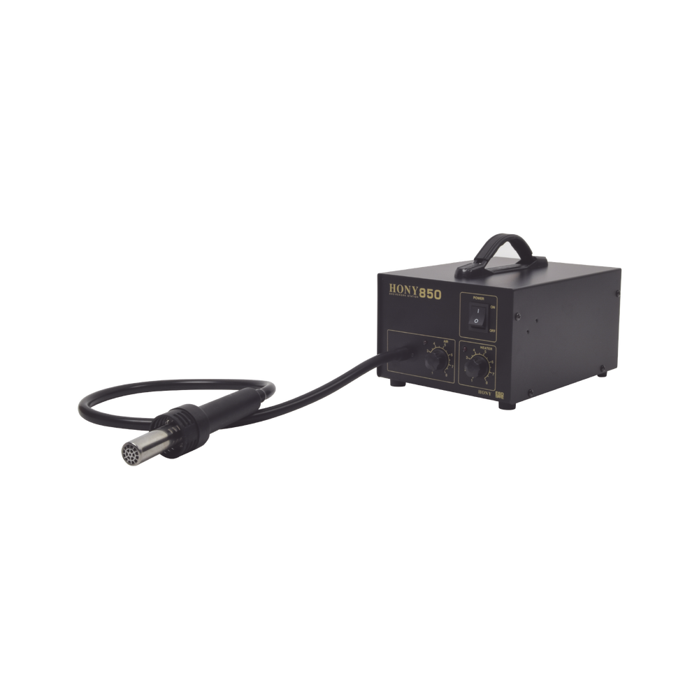 Estación para soldar SMD (Aire caliente) de 20W con 4 boquillas.