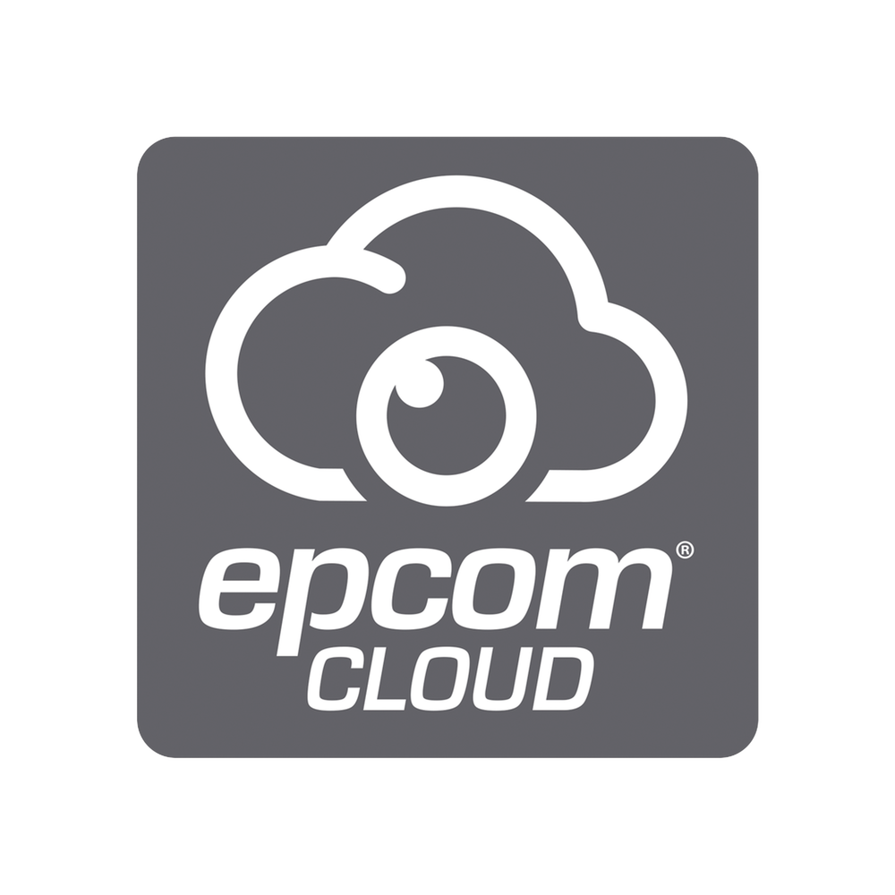 Suscripción Anual Epcom Cloud / Grabación en la nube para 1 canal de video a 8MP con 180 días de retención / Grabación continua