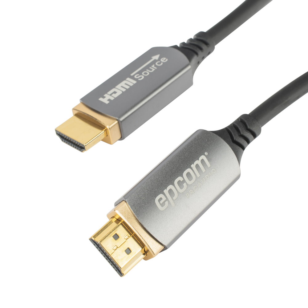 Cable HDMI de Fibra Óptica de 10m | Alta Definición | Version 2.1 | Alta velocidad 18Gbps | 8K@60Hz | HDCP 2.2 | Resistente a EMI y RFI