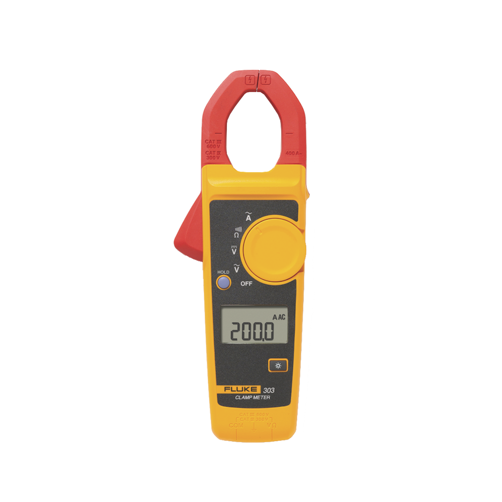 Amperimetro de Gancho, Para Medida de Corriente en CA de 600 A y Tensión en CA y CC de 600V