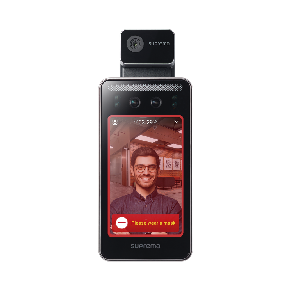 Face station F2, Lector Facial/ Notificación por Temperatura Alta/ RFID(125kHz EM & 13.56Mhz MIFARE)  Compatible con BioStar2