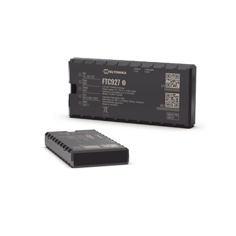 Rastreador GPS Vehicular 4G LTE Cat 1 / Precisión GNSS Mejorada / Dead Reckoning / Bluetooth® 5.4 LE / Conectividad LTE y GSM / Sensores Integrados / Compatibilidad con Beacons y Sensores Externos / Batería de Respaldo 170 mAh