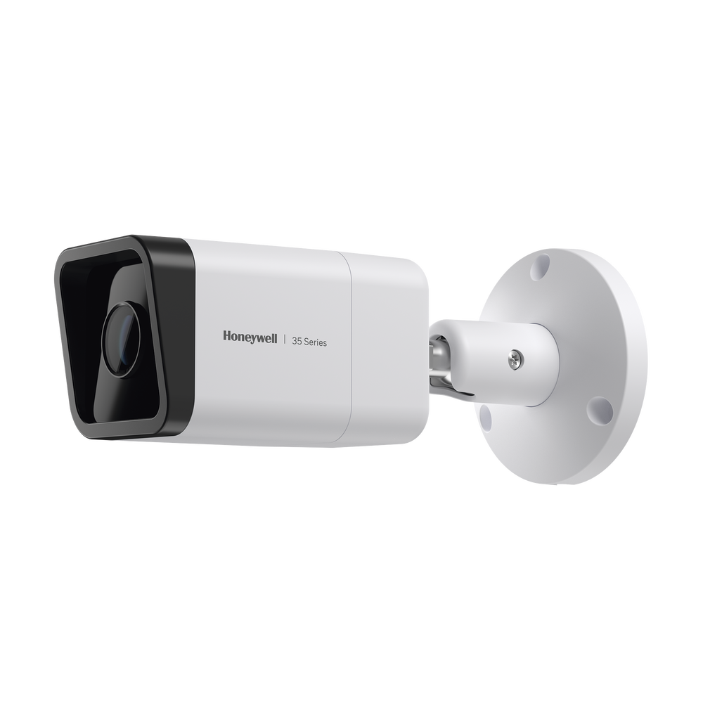 Bala IP 8 Megapixel / Lente Mot. 2.7 a 13.5 mm / 60 mts IR /  Ultra Baja IluminaciÃ³n / IP67 / H.265 / IA (Filtro de Humanos y Vehiculos) / Merodeo / Conteo de Personas / PoE / Audio y Alarmas I/O / ONVIF / NDAA / Serie 35 / Honeywell Security