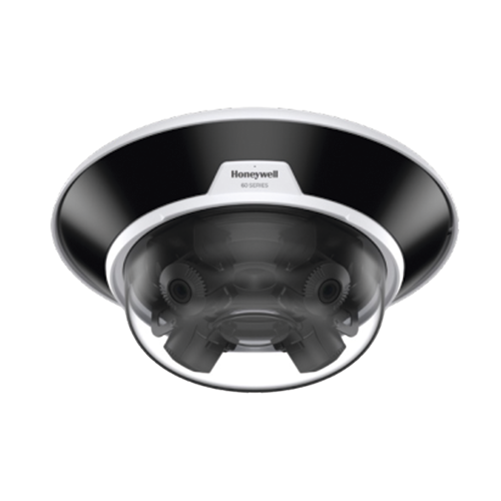 Multisensor IP 20 MP (4 Lentes de 5 MP) / Lentes Motorizados 3.7 a 7.7 mm  / Exterior / IP66 / 30 mts IR / H.265 / IK10 / NDAA / ONVIF / DetecciÃ³n Sabotaje / Movimiento / Audio / PoE+ / Alarmas y Audio I/O / Serie 60 / Honeywell Security