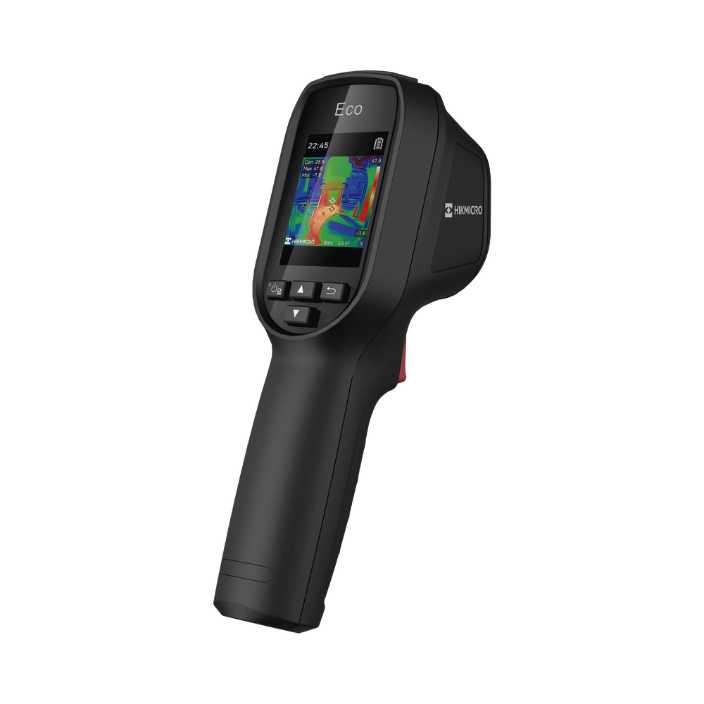 ECO - CÃ¡mara TermogrÃ¡fica PortÃ¡til / Rango de temperatura de -20 Â°C a 550 Â°C / Alta precisiÃ³n Â±2?/Â±2% / ResoluciÃ³n super IR 240 x 240 / Pantalla LCD 2.4" / puntero lÃ¡ser / IP54 / Memor